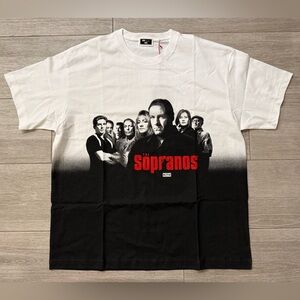 KITH for The Sopranos Ombre Poster khm034645-101 Vintage Tee White Sz Large New